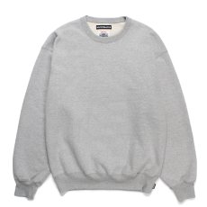画像2: WACKO MARIA/WOLF'S HEAD / HEAVY WEIGHT SWEAT SHIRT（GRAY）［クルーネックスウェット-24秋冬］ (2)