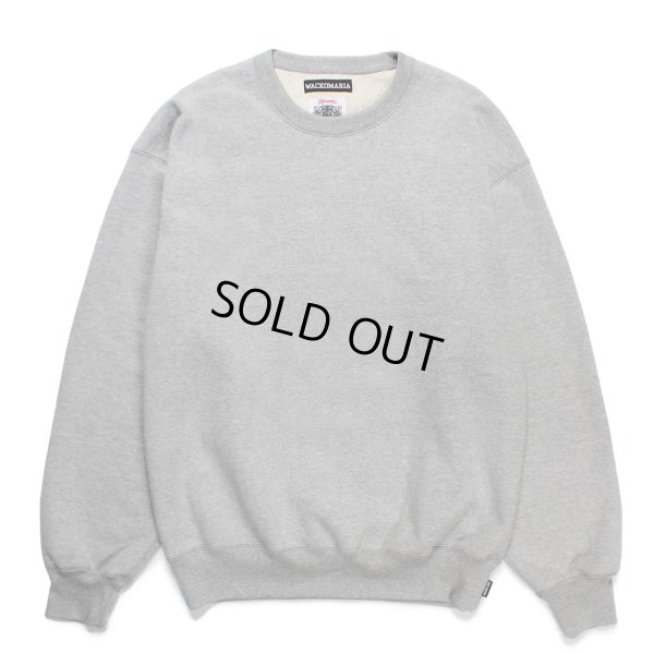 画像2: WACKO MARIA/WOLF'S HEAD / HEAVY WEIGHT SWEAT SHIRT（GRAY）［クルーネックスウェット-24秋冬］