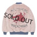 WACKO MARIA/WOLF'S HEAD / FUR SKA JACKET（PINK）［ファースカJKT-24秋冬］