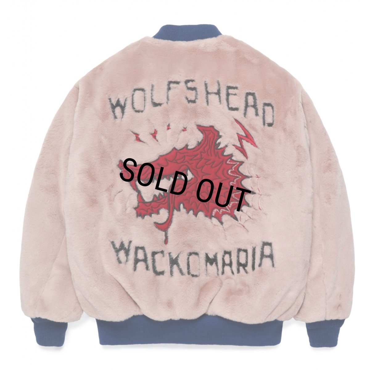 画像1: WACKO MARIA/WOLF'S HEAD / FUR SKA JACKET（PINK）［ファースカJKT-24秋冬］ (1)