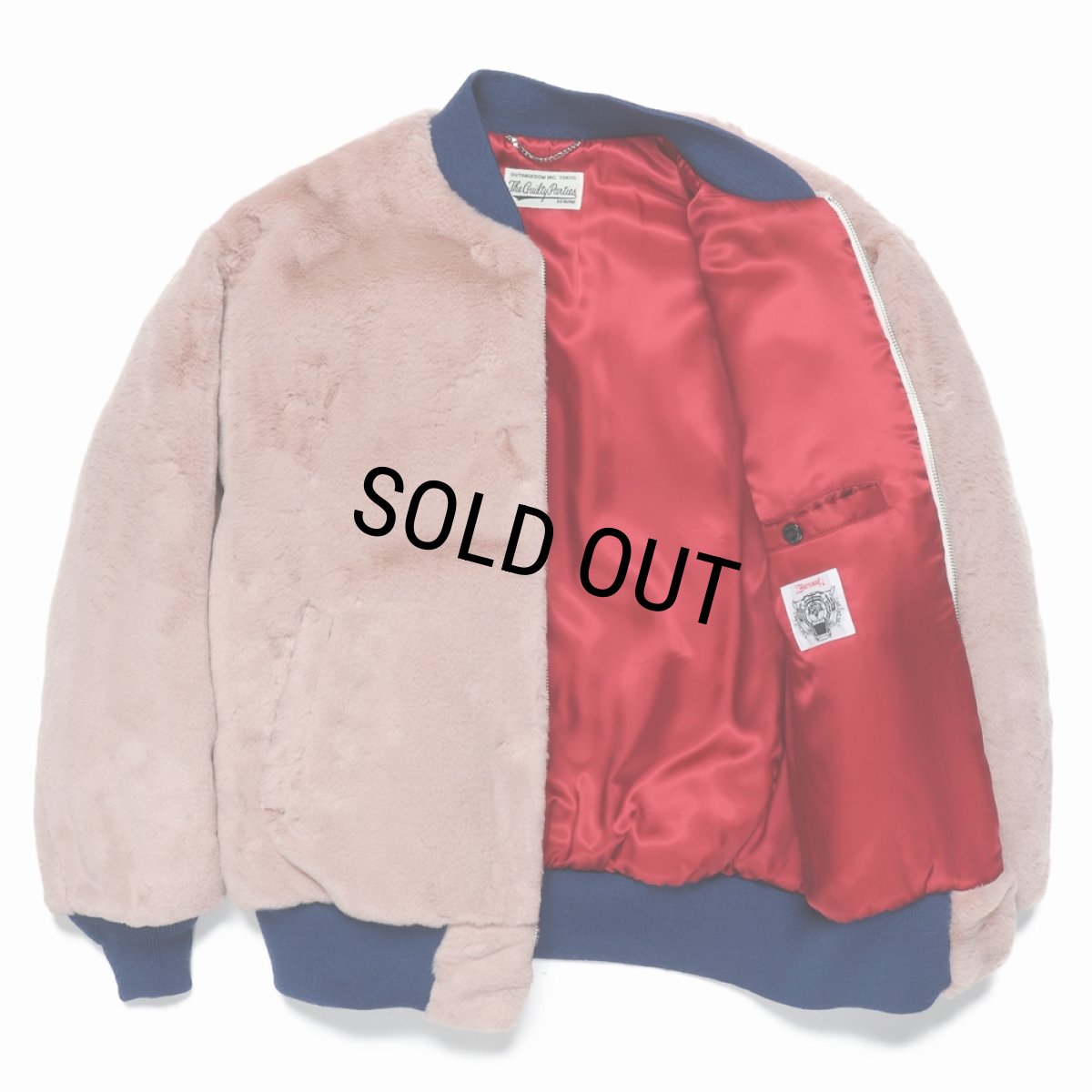 画像3: WACKO MARIA/WOLF'S HEAD / FUR SKA JACKET（PINK）［ファースカJKT-24秋冬］ (3)