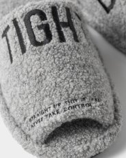 画像9: TIGHTBOOTH/LABEL LOGO BOA SANDAL（Grey）［ルームボアサンダル-24秋冬］ (9)