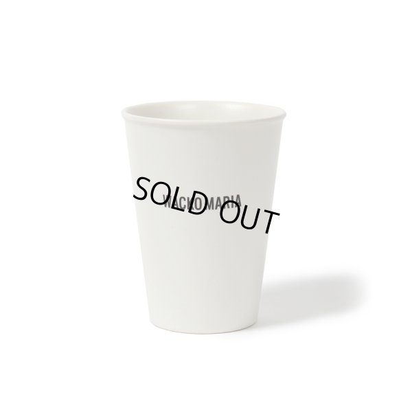 画像1: WACKO MARIA/CERAMIC CUP（WHITE）［セラミックカップ-24秋冬］