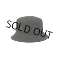 【30%OFF】CALEE/FAUX SUEDE BUCKET HAT（BLACK）［フェイクスウェードバケットハット-24秋冬］