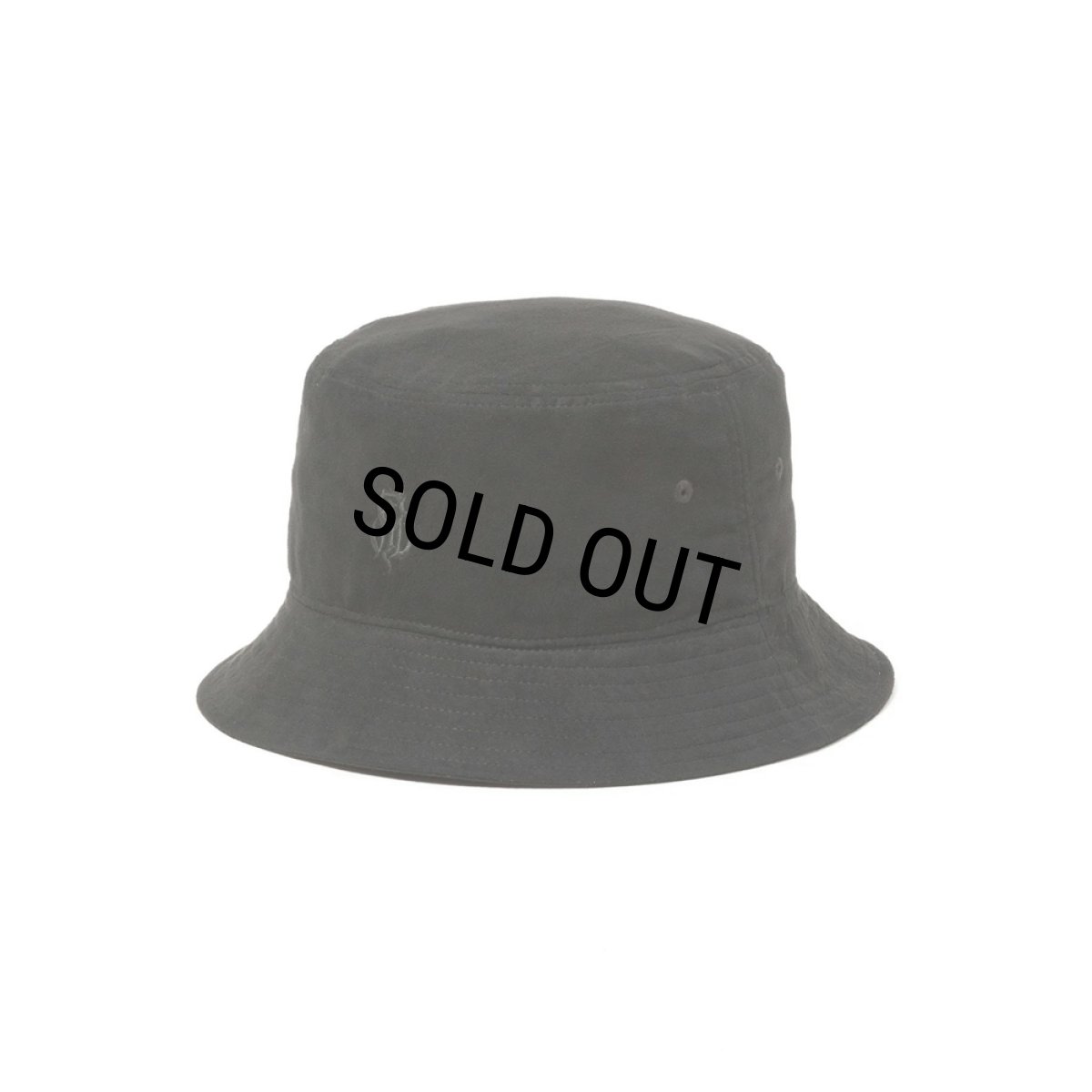 画像1: 【30%OFF】CALEE/FAUX SUEDE BUCKET HAT（BLACK）［フェイクスウェードバケットハット-24秋冬］ (1)