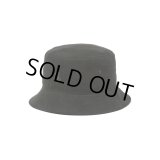 【30%OFF】CALEE/FAUX SUEDE BUCKET HAT（BLACK）［フェイクスウェードバケットハット-24秋冬］