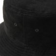 画像5: 【30%OFF】CALEE/FAUX SUEDE BUCKET HAT（BLACK）［フェイクスウェードバケットハット-24秋冬］ (5)