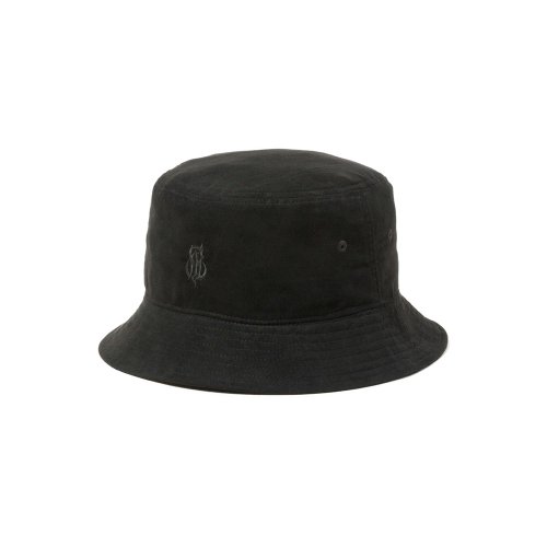 他の写真1: 【30%OFF】CALEE/FAUX SUEDE BUCKET HAT（BLACK）［フェイクスウェードバケットハット-24秋冬］