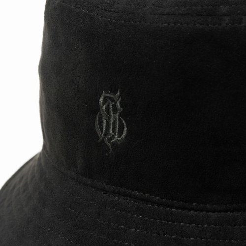 他の写真3: 【30%OFF】CALEE/FAUX SUEDE BUCKET HAT（BLACK）［フェイクスウェードバケットハット-24秋冬］