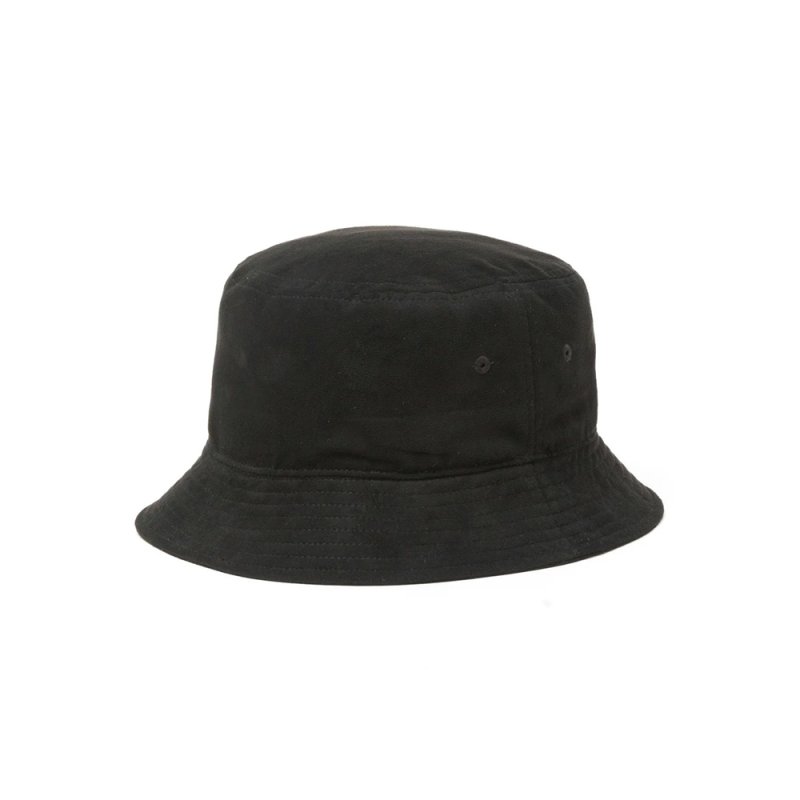 画像2: 【30%OFF】CALEE/FAUX SUEDE BUCKET HAT（BLACK）［フェイクスウェードバケットハット-24秋冬］