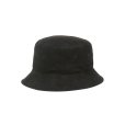 画像3: 【30%OFF】CALEE/FAUX SUEDE BUCKET HAT（BLACK）［フェイクスウェードバケットハット-24秋冬］ (3)