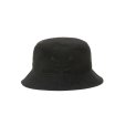 画像2: 【30%OFF】CALEE/FAUX SUEDE BUCKET HAT（BLACK）［フェイクスウェードバケットハット-24秋冬］ (2)