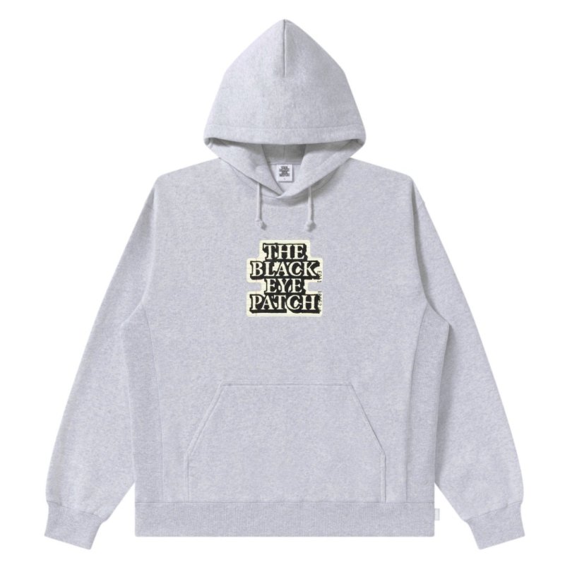 画像1: BlackEyePatch/NOTEPAD OG LABEL HOODIE(HEATHER GRAY)