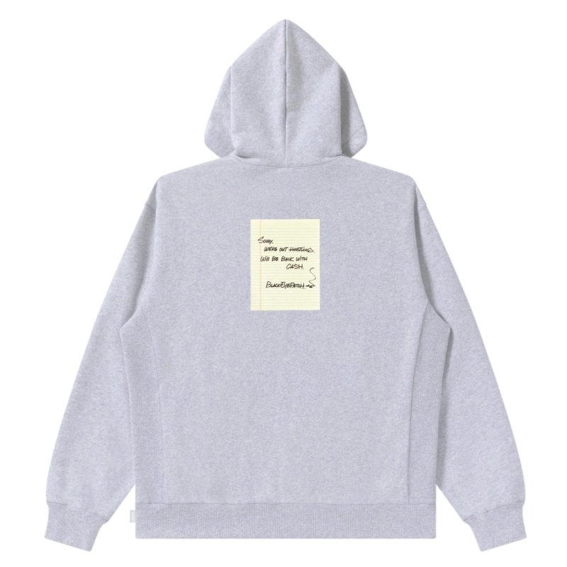 画像2: BlackEyePatch/NOTEPAD OG LABEL HOODIE(HEATHER GRAY)