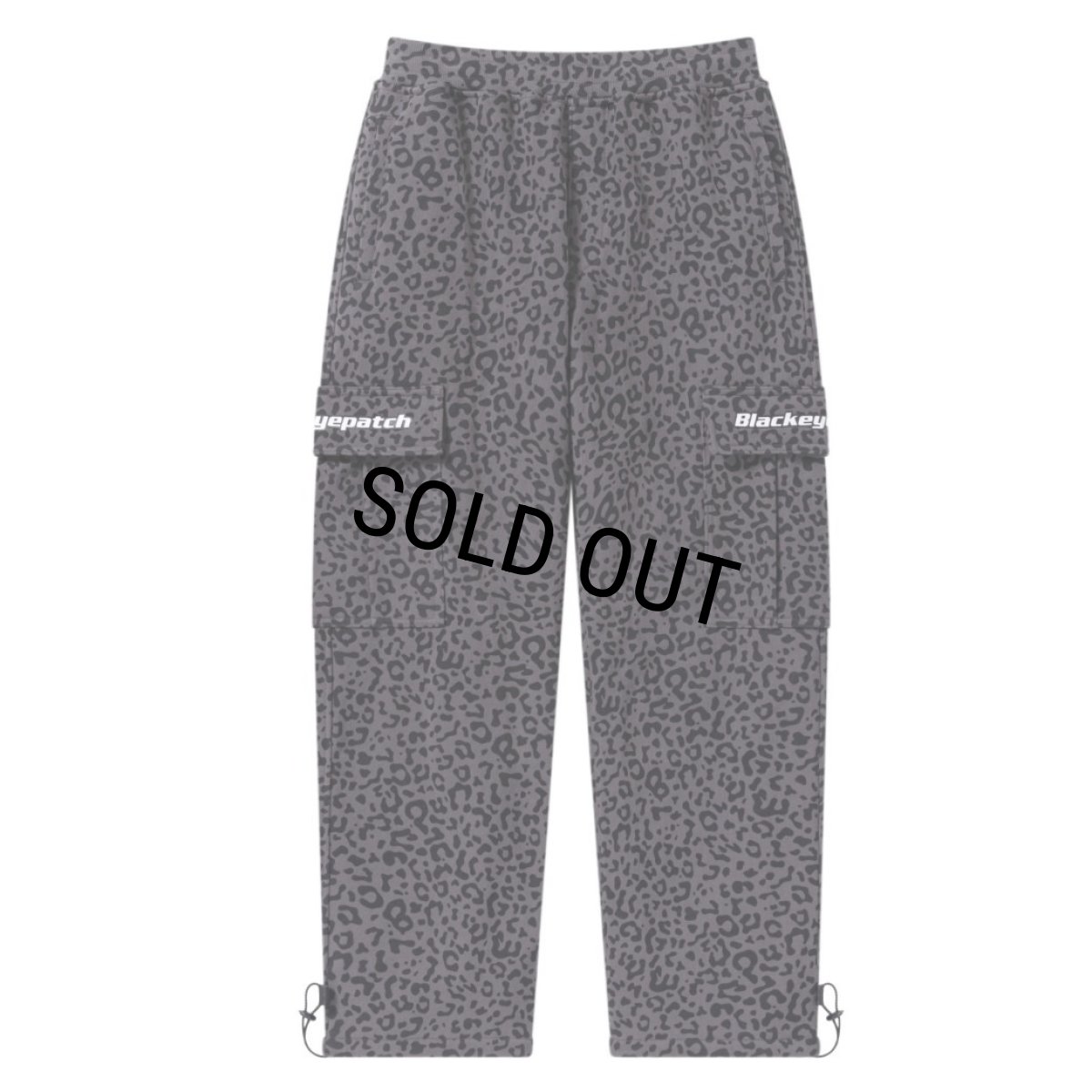 画像1: BlackEyePatch/TACTICAL LOGO LEOPARD CARGO PANTS（CHARCOAL） (1)