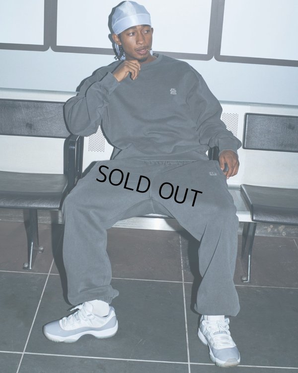画像4: BlackEyePatch/SMALL OG LABEL PIGMENT DYDED SWEAT PANTS（BLACK）