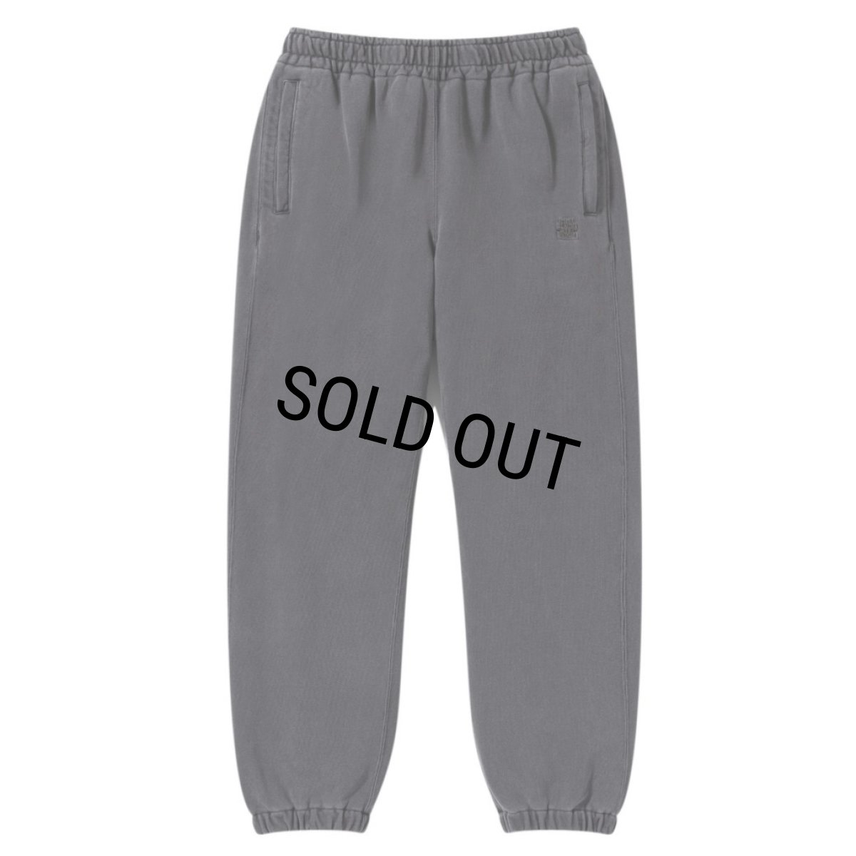 画像1: BlackEyePatch/SMALL OG LABEL PIGMENT DYDED SWEAT PANTS(BLACK) (1)