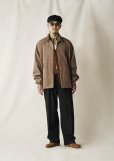 画像9: 【40%OFF】CALEE/C/S CAL NT LOGO OVER COACH JACKET（ASH BROWN）［コットンスウェードコーチJKT-24秋冬］