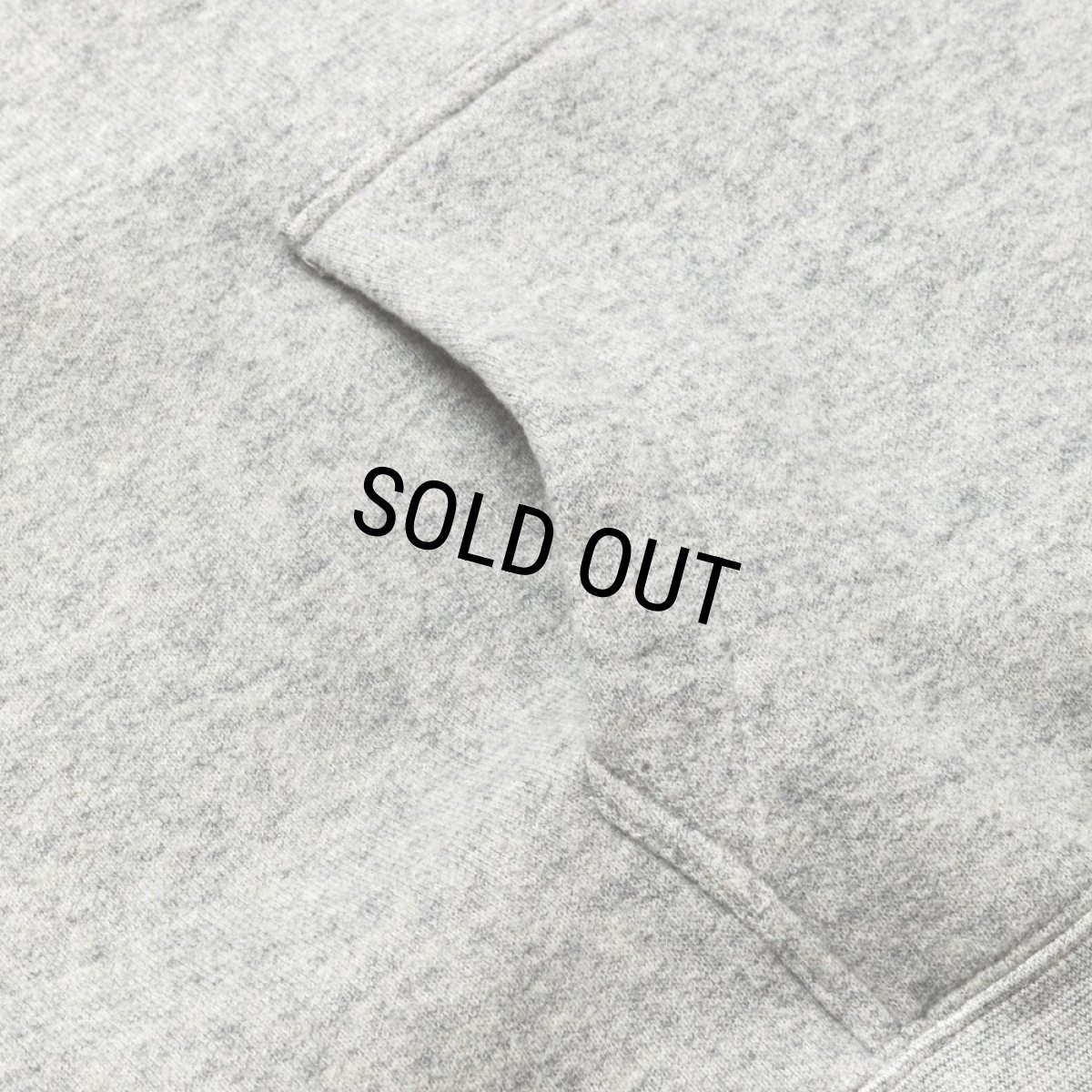 画像4: 【30%OFF】CALEE/L/C DROP PULLOVER HD（MIX GRAY）［プルオーバーパーカー-24秋冬］ (4)