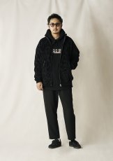 画像2: 【30％OFF】CALEE/L/C DROP PULLOVER HD（BLACK）［プルオーバーパーカー-24秋冬］ (2)