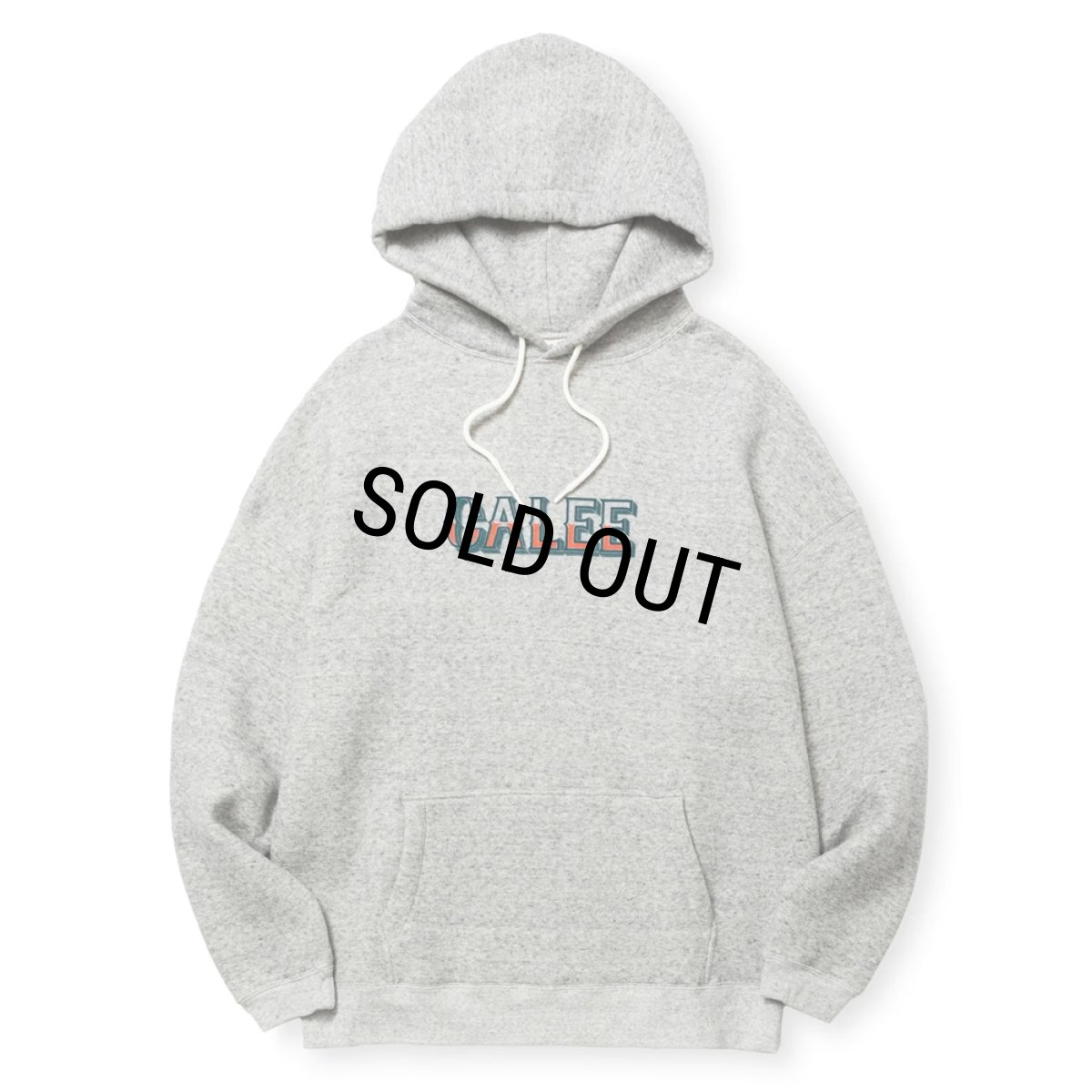 画像1: 【30%OFF】CALEE/L/C DROP PULLOVER HD（MIX GRAY）［プルオーバーパーカー-24秋冬］ (1)
