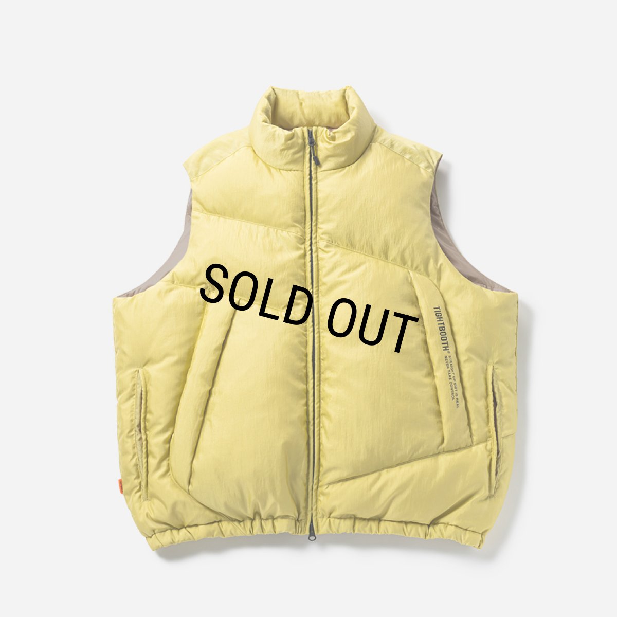 画像1: 【30%OFF】TIGHTBOOTH/PA DOWN VEST（Yellow）［ダウンベスト-24秋冬］ (1)