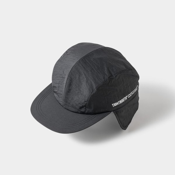 画像1: TIGHTBOOTH/EAR FLAP CAMP CAP（Black）［イヤーフラップキャンプキャップ-24秋冬］