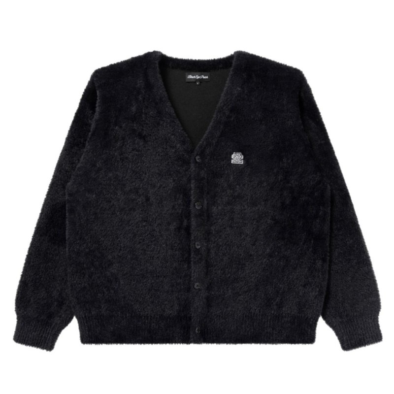 画像1: BlackEyePatch/OG LABEL SHAGGY CARDIGAN(BLACK)