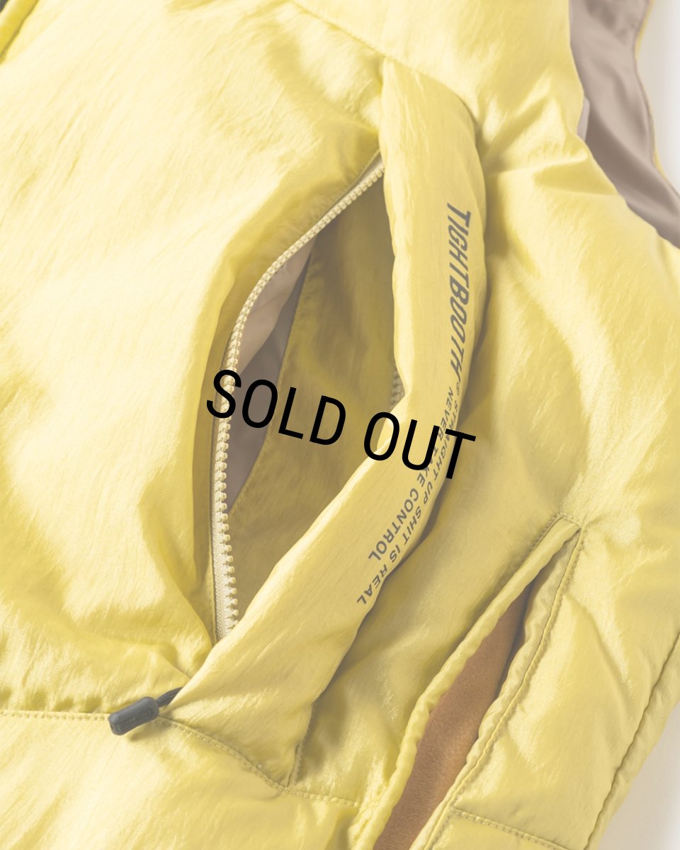 画像7: 【30%OFF】TIGHTBOOTH/PA DOWN VEST（Yellow）［ダウンベスト-24秋冬］ (7)
