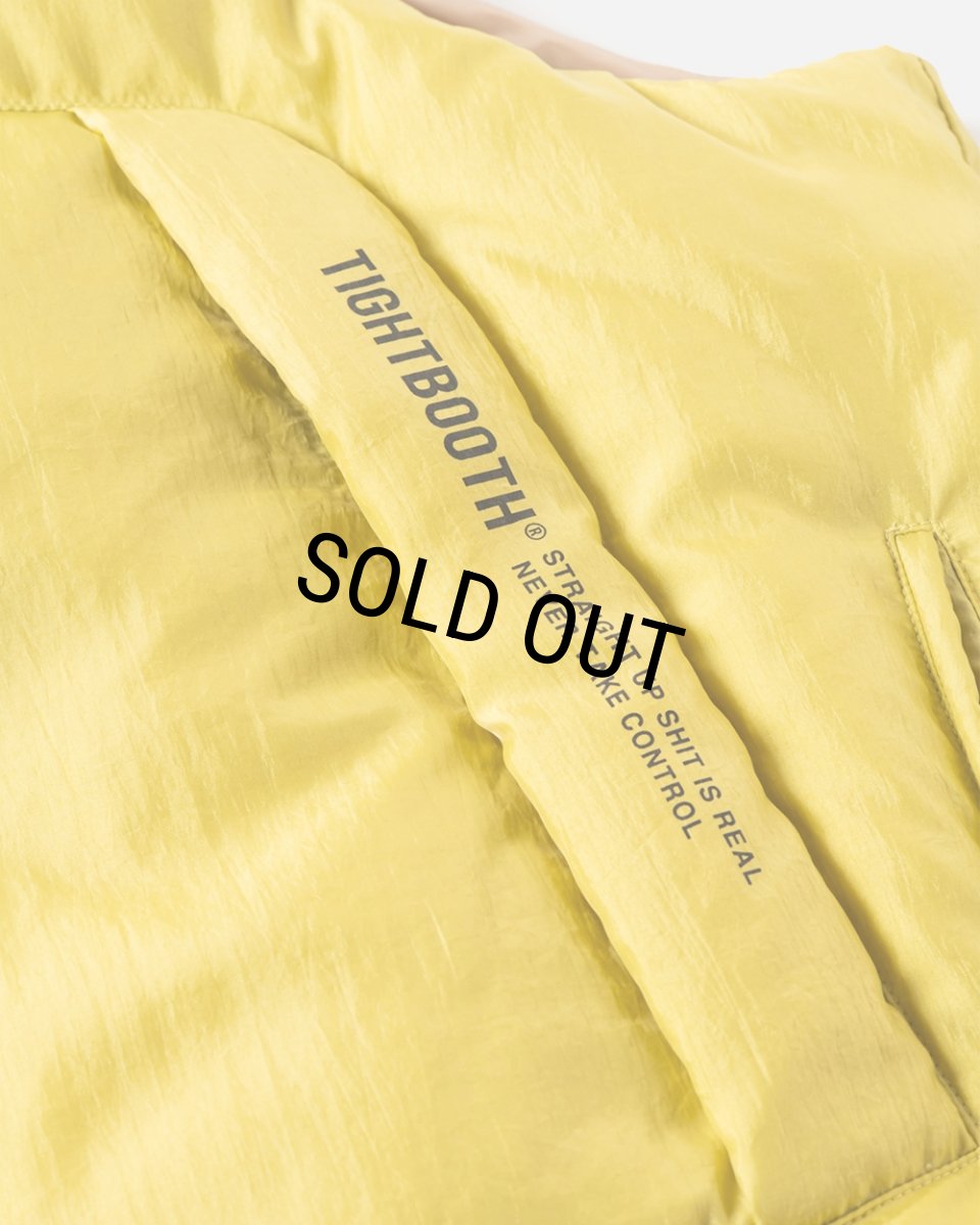 画像6: 【30%OFF】TIGHTBOOTH/PA DOWN VEST（Yellow）［ダウンベスト-24秋冬］ (6)