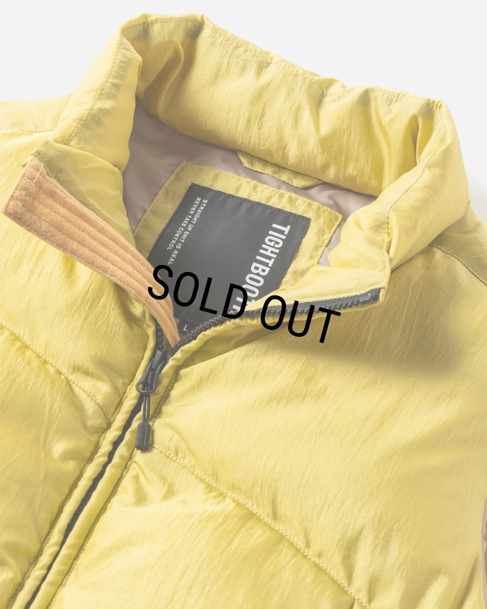 画像3: 【30%OFF】TIGHTBOOTH/PA DOWN VEST（Yellow）［ダウンベスト-24秋冬］ (3)
