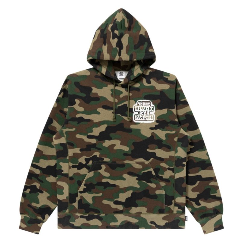 画像1: BlackEyePatch/SPRAYED OG LABEL HOODIE(CAMO)