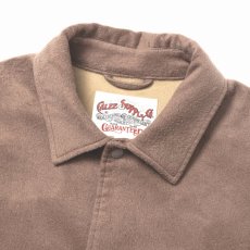 画像3: 【40%OFF】CALEE/C/S CAL NT LOGO OVER COACH JACKET（ASH BROWN）［コットンスウェードコーチJKT-24秋冬］ (3)