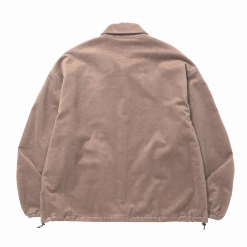 他の写真2: 【40%OFF】CALEE/C/S CAL NT LOGO OVER COACH JACKET（ASH BROWN）［コットンスウェードコーチJKT-24秋冬］