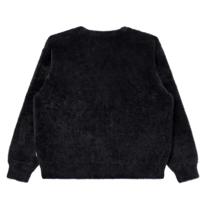 画像2: BlackEyePatch/OG LABEL SHAGGY CARDIGAN(BLACK)