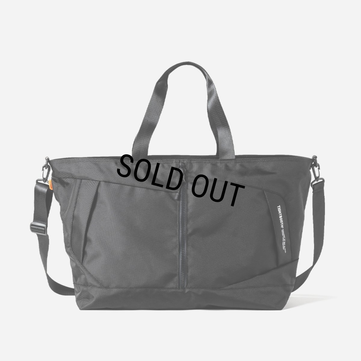画像1: 【20%OFF】TIGHTBOOTH/BIG TOTE BAG（Black）［ビッグトートバッグ-24秋冬］ (1)