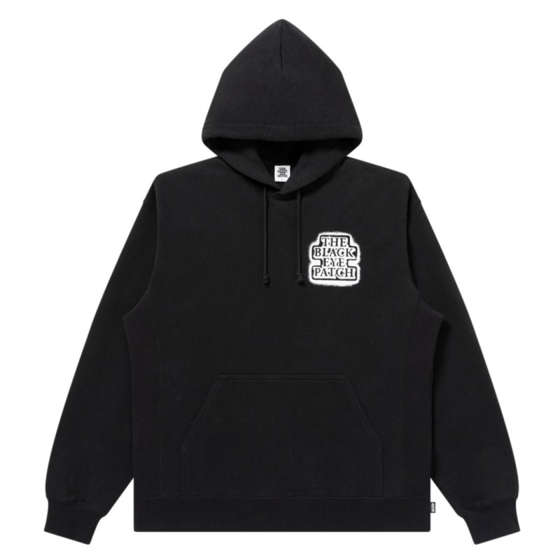 画像1: BlackEyePatch/SPRAYED OG LABEL HOODIE(BLACK)