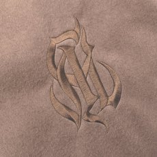 画像4: 【40%OFF】CALEE/C/S CAL NT LOGO OVER COACH JACKET（ASH BROWN）［コットンスウェードコーチJKT-24秋冬］ (4)