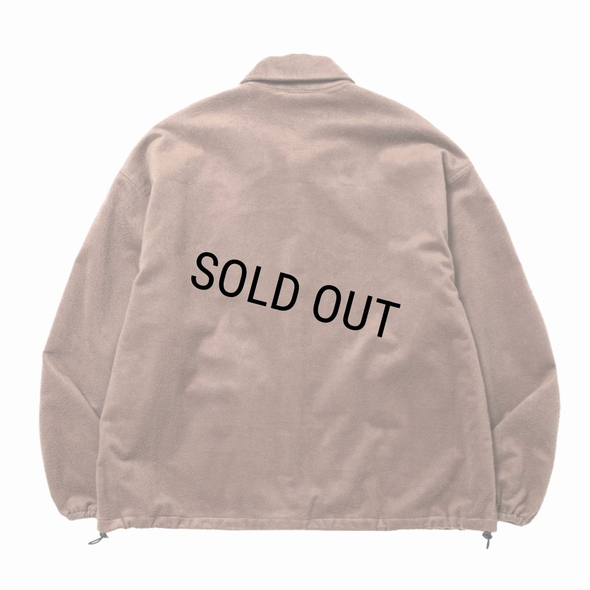 画像2: 【40%OFF】CALEE/C/S CAL NT LOGO OVER COACH JACKET（ASH BROWN）［コットンスウェードコーチJKT-24秋冬］ (2)