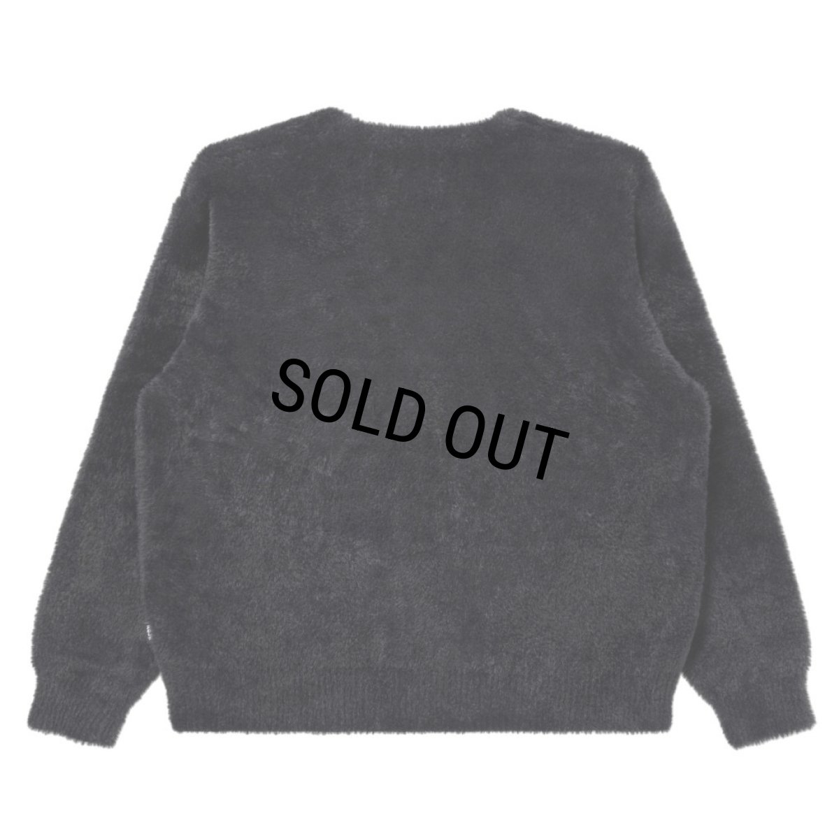 画像2: BlackEyePatch/OG LABEL SHAGGY CARDIGAN（BLACK） (2)