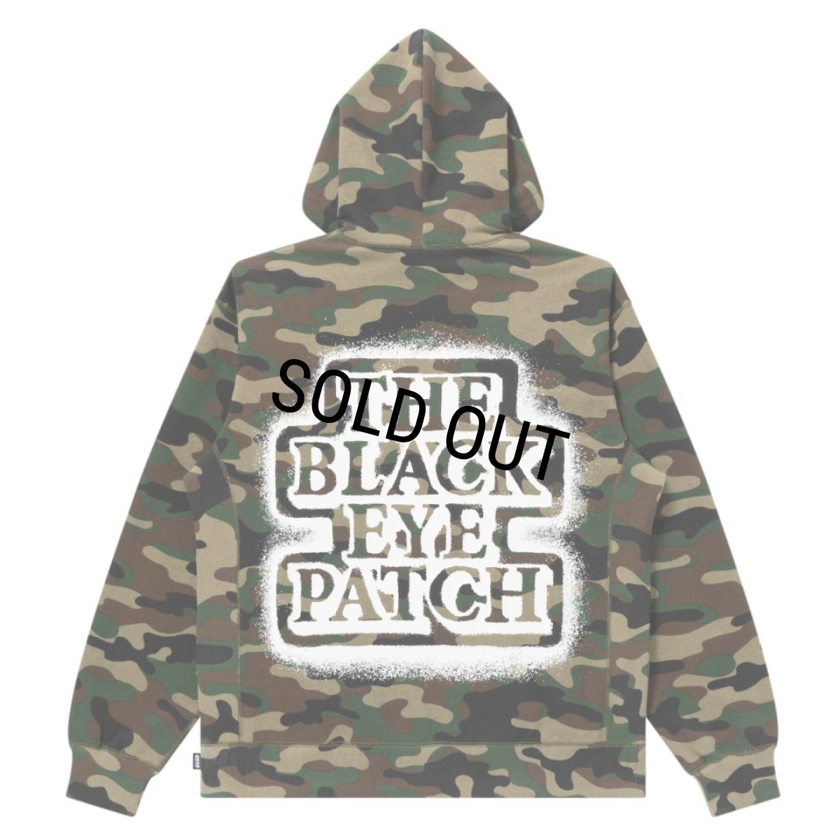 画像1: BlackEyePatch/SPRAYED OG LABEL HOODIE(CAMO) (1)