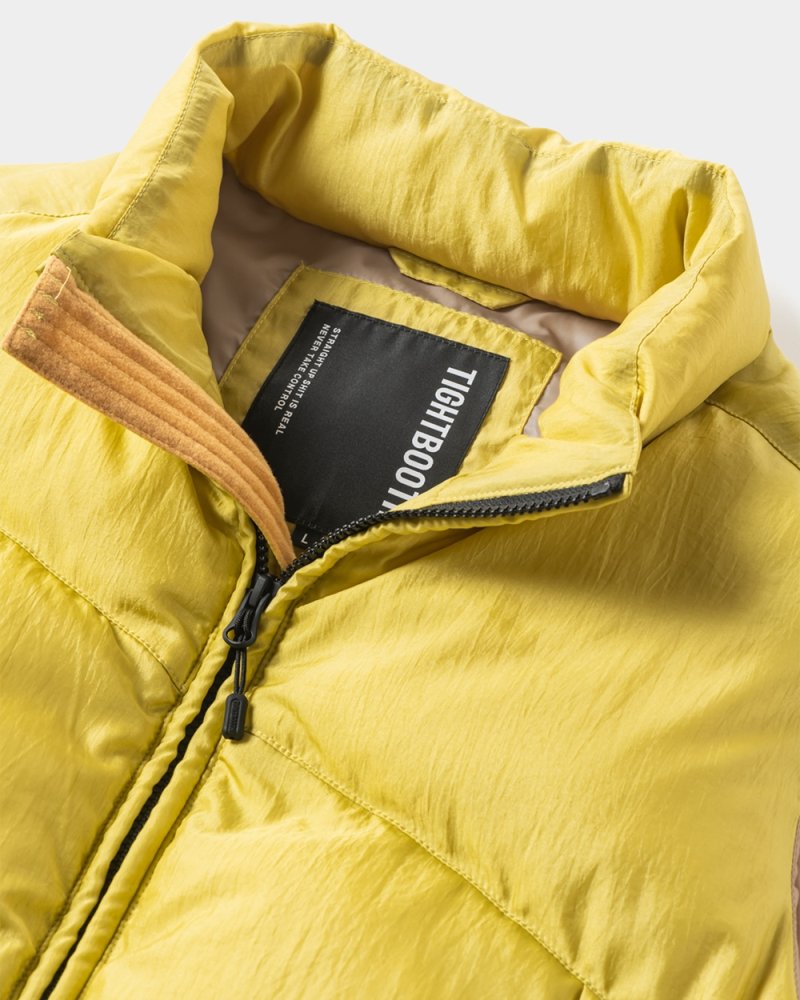 画像3: 【30%OFF】TIGHTBOOTH/PA DOWN VEST（Yellow）［ダウンベスト-24秋冬］