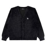 BlackEyePatch/OG LABEL SHAGGY CARDIGAN（BLACK）