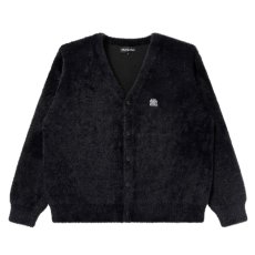画像1: BlackEyePatch/OG LABEL SHAGGY CARDIGAN(BLACK) (1)