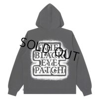 BlackEyePatch/SPRAYED OG LABEL HOODIE（BLACK）