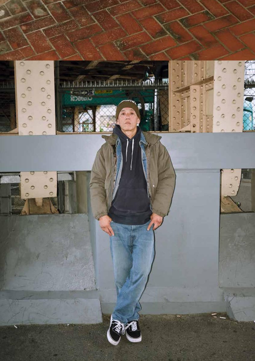 画像5: 【30%OFF】ROUGH AND RUGGED/CHAMP HOODIE（NAVY）［プルオーバーパーカー-24秋冬］ (5)