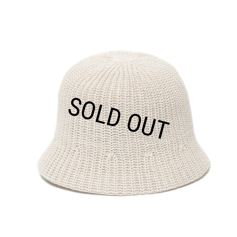 COOTIE PRODUCTIONS/Rib Stitch Knit Crusher Hat（Ivory