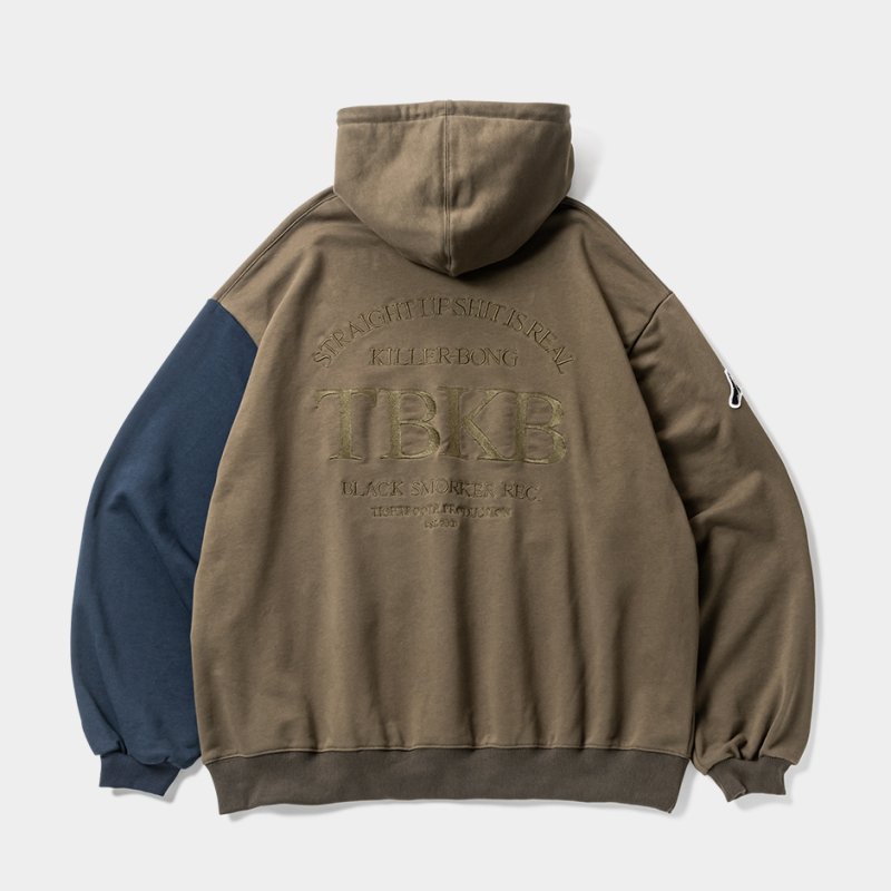 画像2: 【30%OFF】TIGHTBOOTH/TBKB / CYBORG HOODIE（Olive）［サイボーグフーディー-24冬］