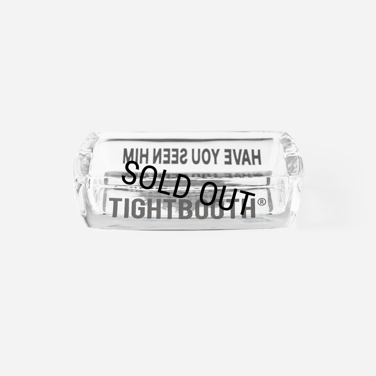 画像4: TIGHTBOOTH/TBKB / GLASS ASH TRAY（Clear）［アシュトレイ-24冬］ (4)