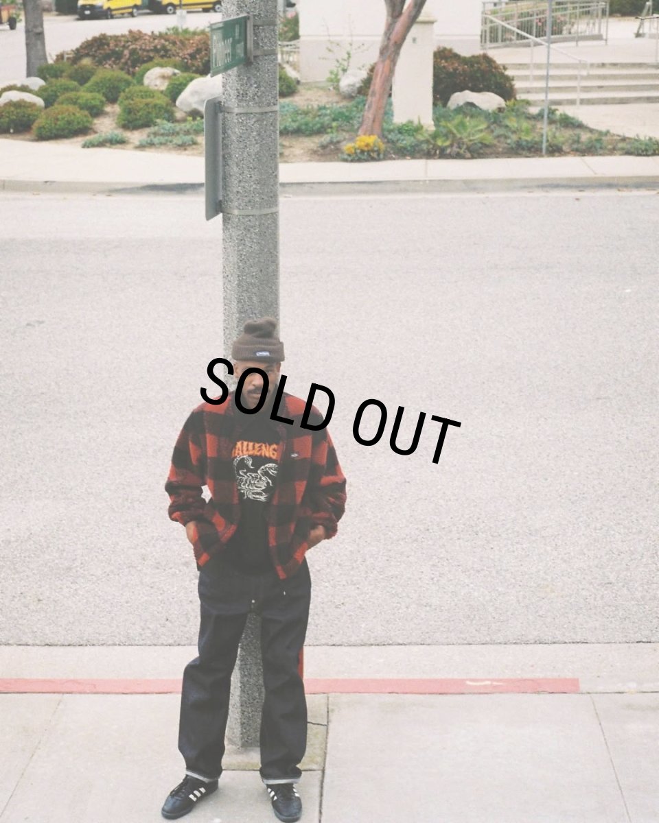 画像10: CHALLENGER/BUFFALO PLAID BOA JACKET（RED）［バッファローチェックボアJKT-24秋冬］ (10)